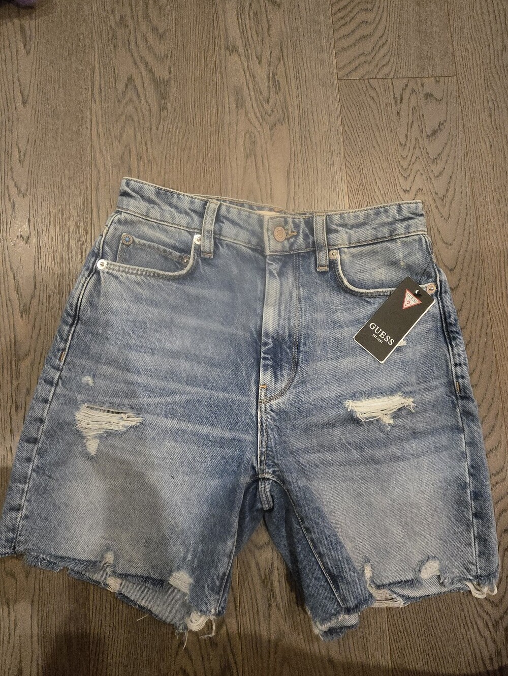 Womens Brand New Guess Jean Shorts